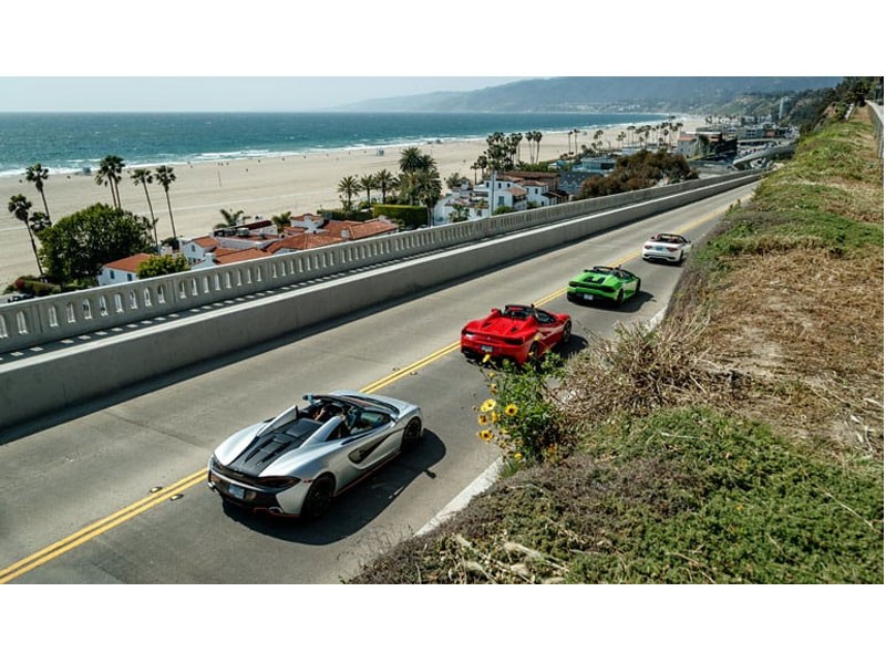 Los Angeles Supercar Tour With Passenger Ride Along 3 Hours