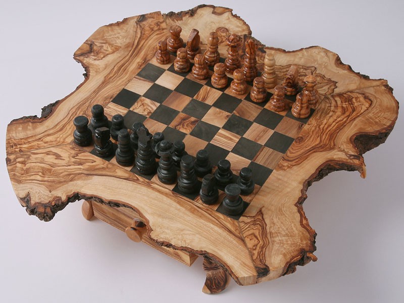 BeldiNest Rustic Chess Set Large
