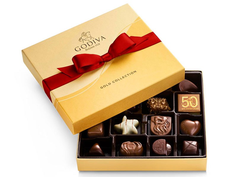 19pc Godiva Holiday Ballotin Chocolate