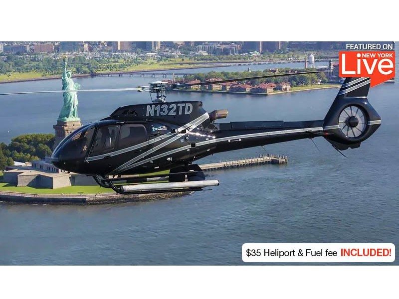 Helicopter Tour New York City 15 Minutes Tour Package