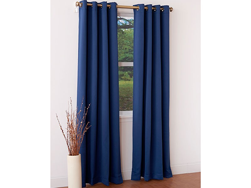 Turner Woven Blackout Grommet Panel Curtain