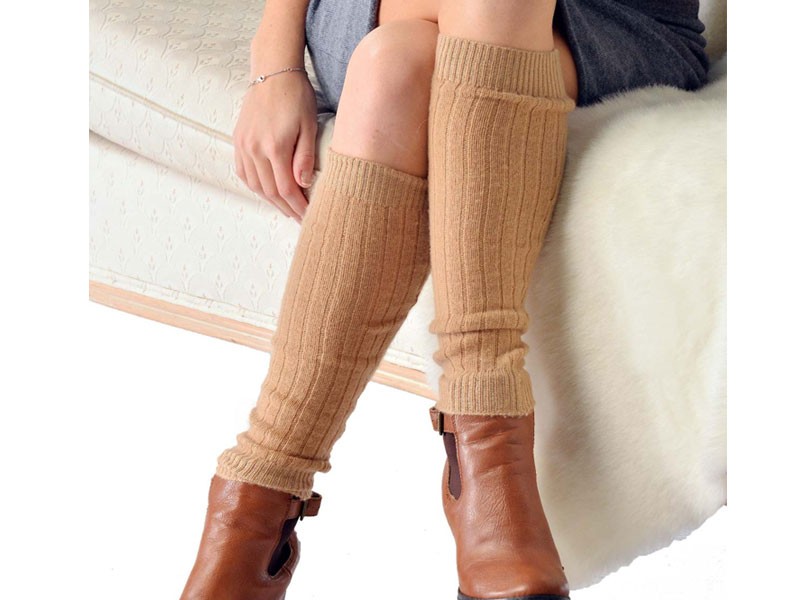 Pure Cashmere Leg Warmers