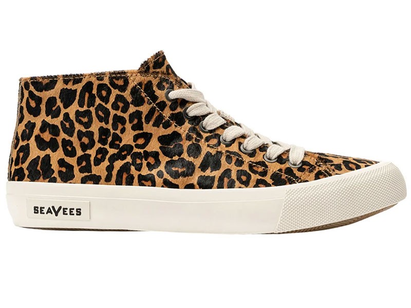California Special Mulholland Animal Print High Top Sneakers For Women