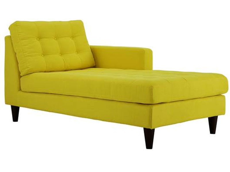 Empress Right-Arm Upholstered Fabric Chaise