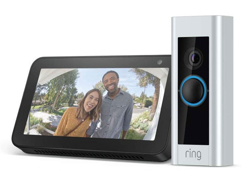Ring Video Doorbell Pro With Echo Show 5 Charcoal