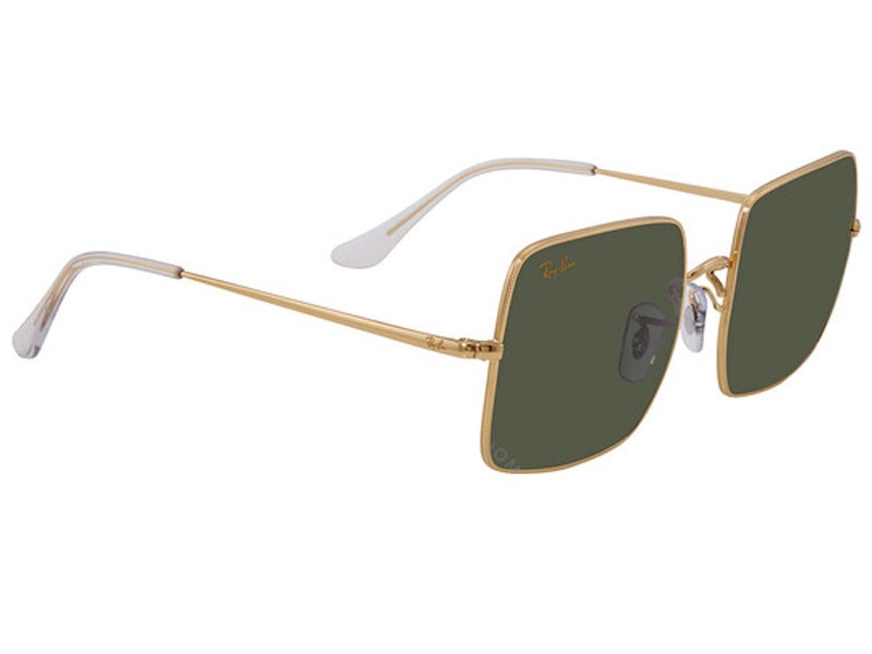 Ray Ban Green Classic Square Legend Gold 54 mm Sunglasses For Men & Women