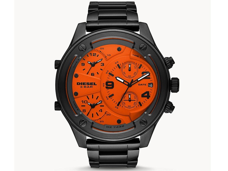 Diesel Boltdown Chronograph Gunmetal Stainless Steel Watch For Men