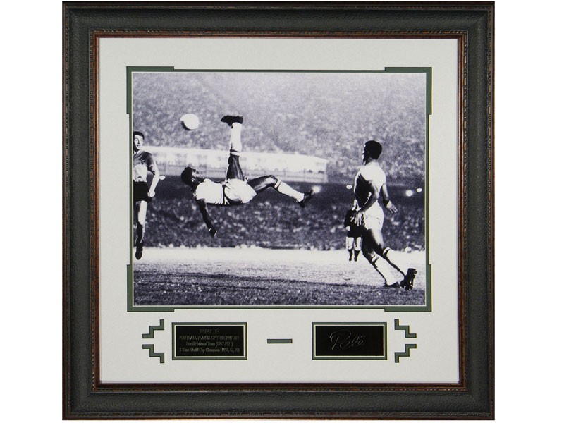 Millionaire Gallery Edson Pele Engraved Frame Signature Series