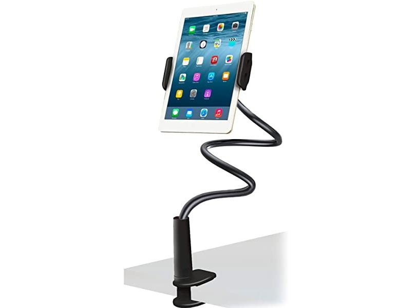 Aduro Solid Grip Gooseneck Tablet Mount Black Or White