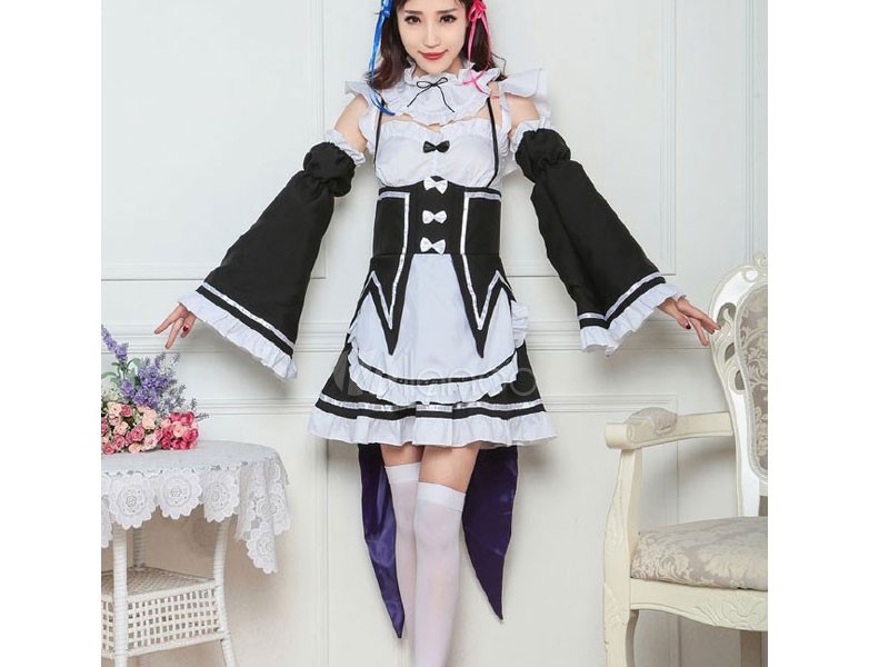 Rem Ram Maid Carnival Cosplay Costume Re Zero Starting Life In Another World