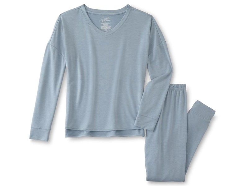 Jaclyn Smith Women's Long-Sleeve Pajama Shirt & Pants