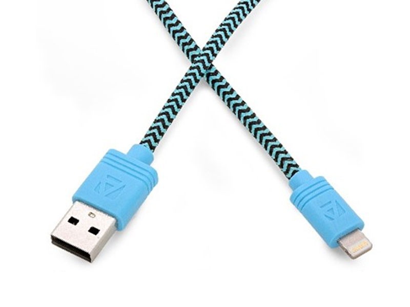 Aduro Apple Certified Sync and Charge Fiber Line Lightning Cables