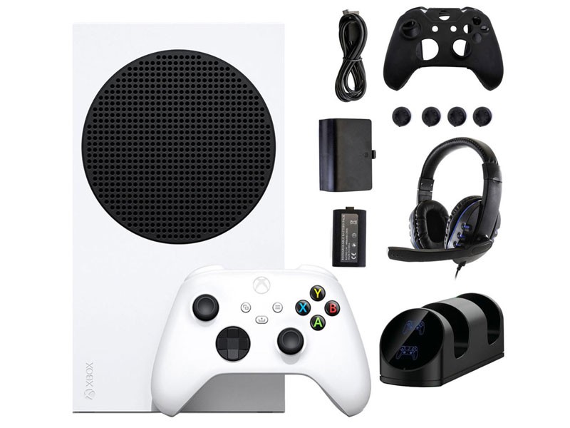 Microsoft Xbox Series S 512 GB All-Digital Console with Accessories Kit