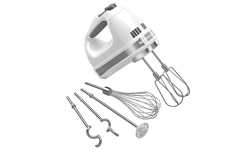 KitchenAid KHM926WH 9 Speed Hand Mixer with Turbo Beater