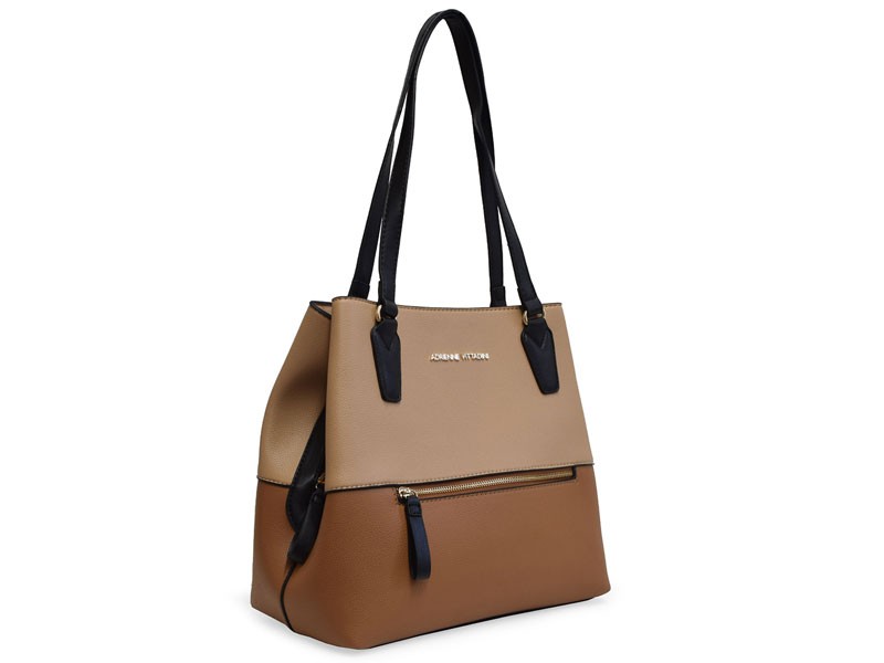 Adrienne Vittadini Lexington Pebble Satchel Bag For Women