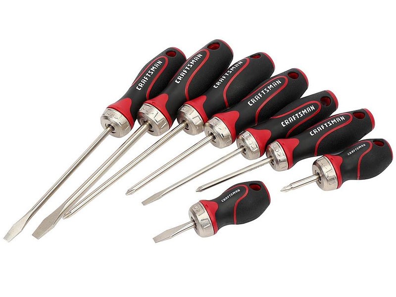 Craftsman 8-Piece Ratcheting Fixed-Blade Screwdriver Set