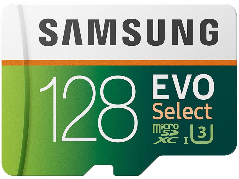 Samsung Evo Select 128GB MicroSDXC UHS-I U3 100MB/s Full HD & 4K UHD Memory Card