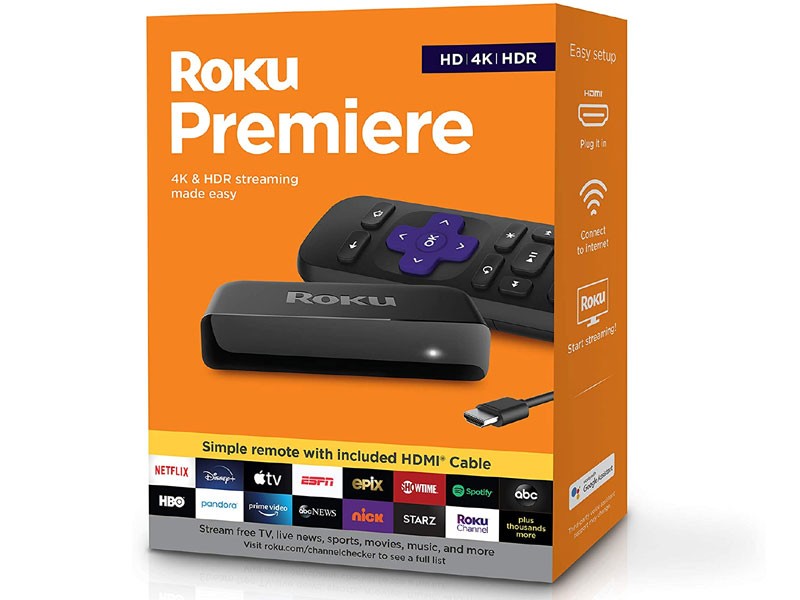 Roku Premiere HD/4K/HDR Streaming Media Player