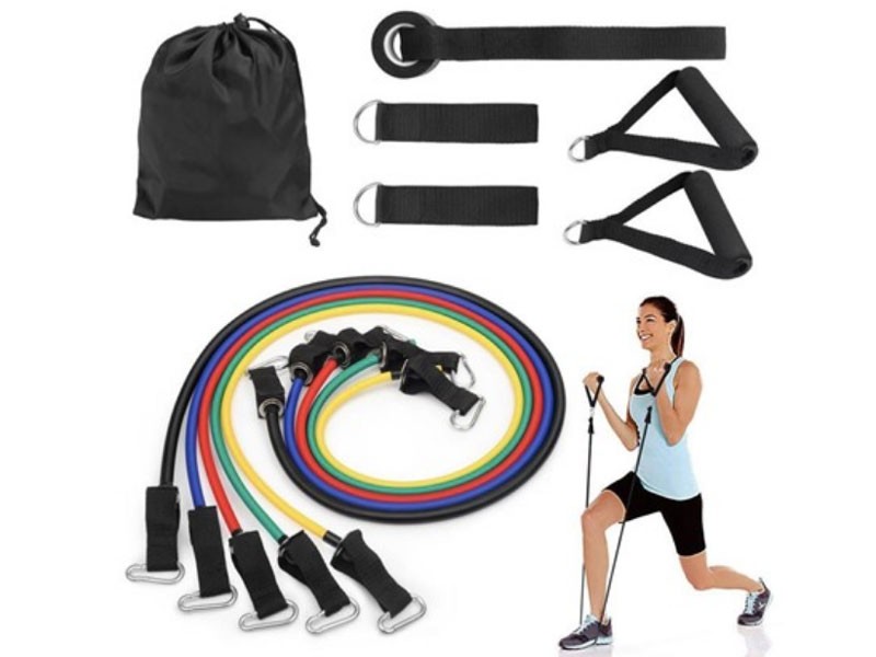 Xtreme Time ZWB4002 Resistance Band Kit 11 Piece