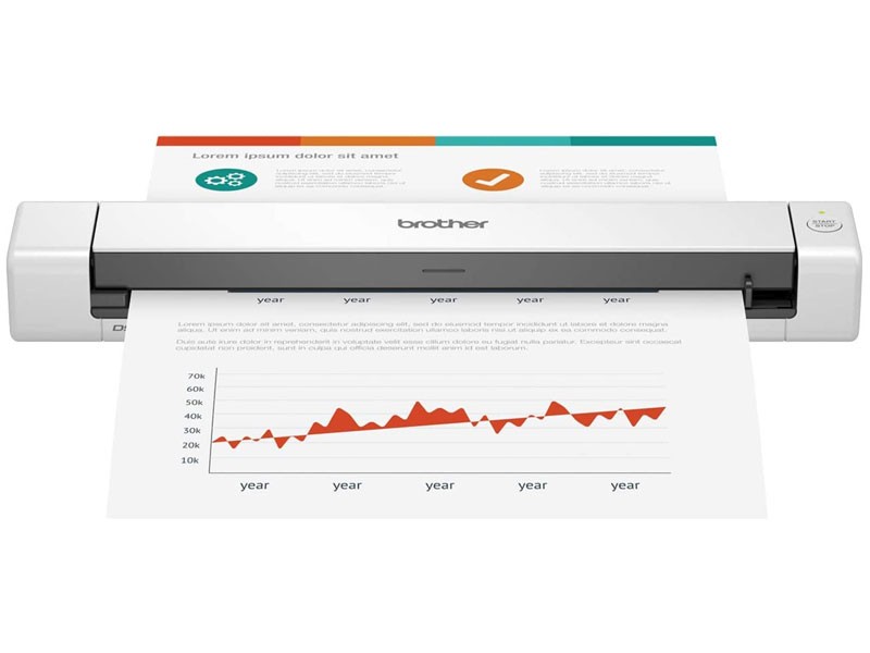 Brother DS-640 Compact Mobile Document Scanner