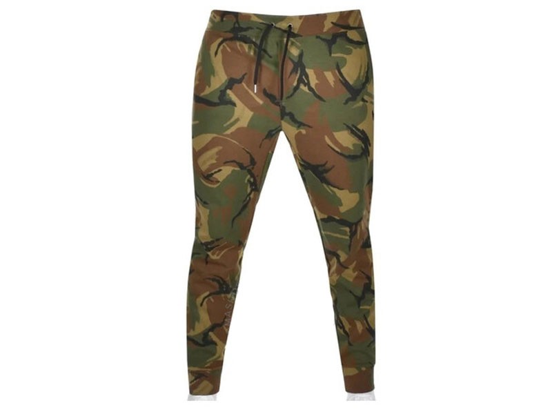 Polo Ralph Lauren Men's Green Camo Double-Knit Joggers