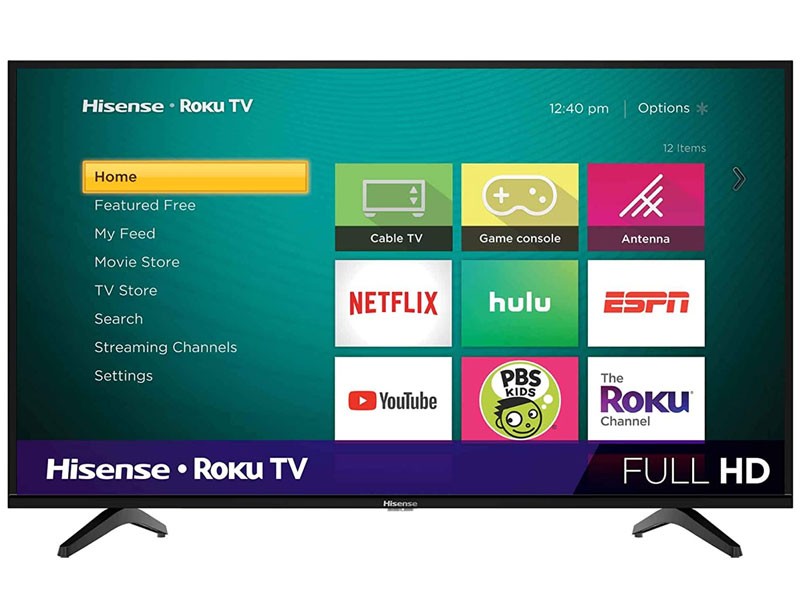 Hisense 43-Inch Class H4 Series LED Roku Smart TV