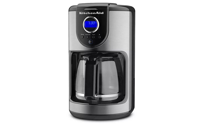 KitchenAid KCM111OB 12 Cup Countertop Coffee Maker with Glass Carafe
