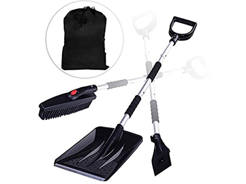 Zone Tech SN0028 3 in 1 Snow Scraper Brush