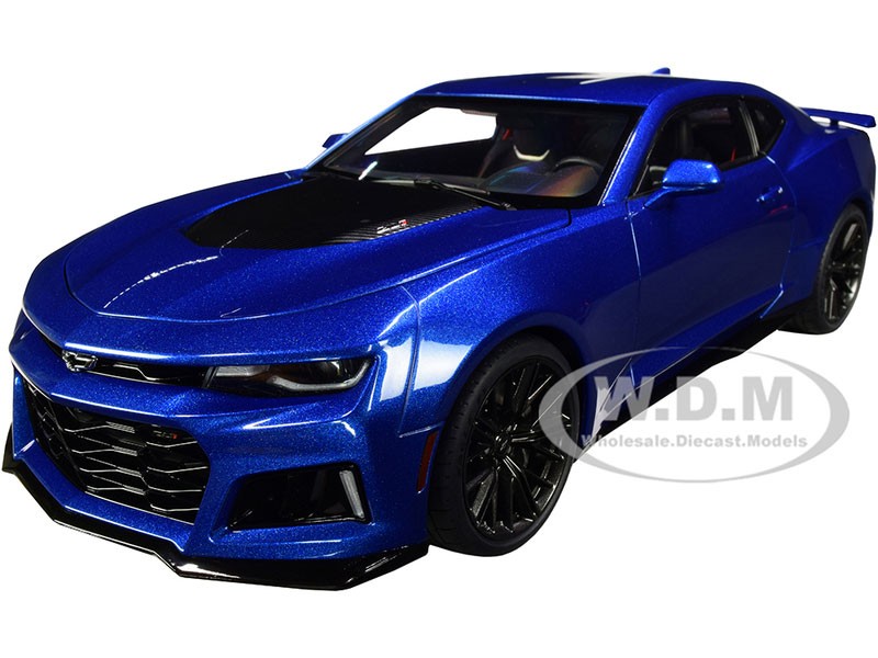 Chevrolet Camaro ZL1 Hyper Blue Model Car By Autoart