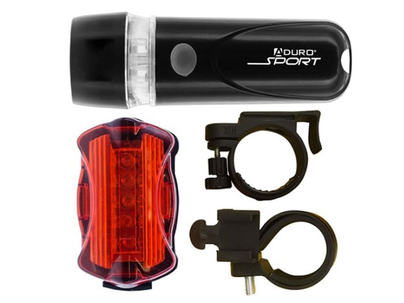 Aduro Sport LED Universal Bicycle Combo Light Set