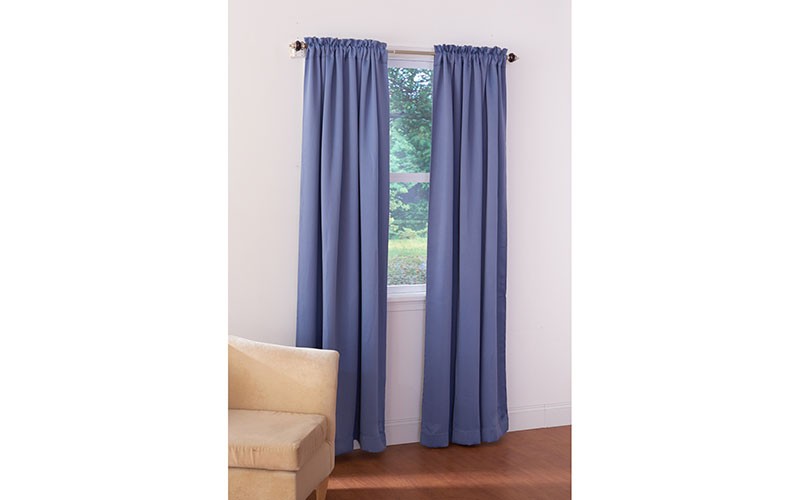 Caden Room Darkening Rod Pocket Curtain Panel