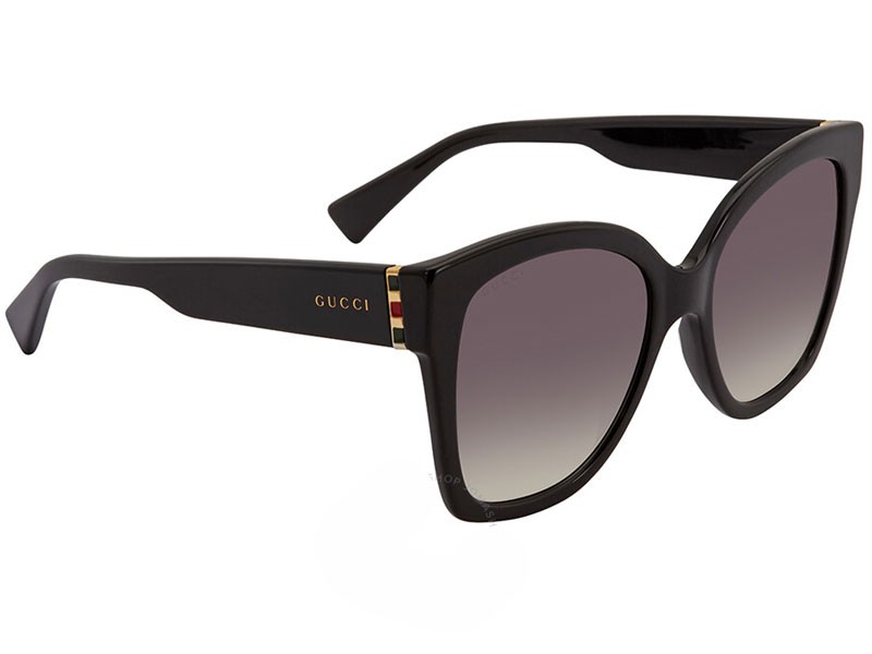 Gucci Grey Gradient Cat Eye Ladies Sunglasses