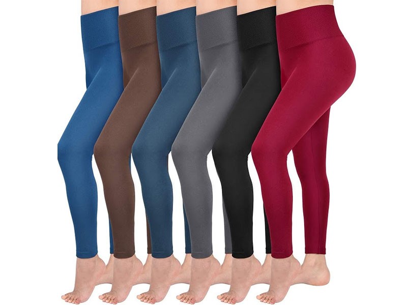 Moon Wood 7 Pack Women’s Fleece Lined Leggings