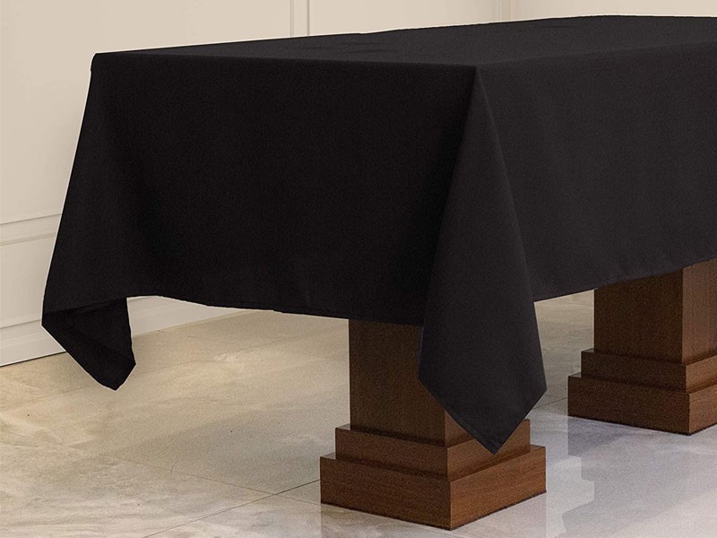 Kadut Rectangle Tablecloth Black Rectangular Tablecloth
