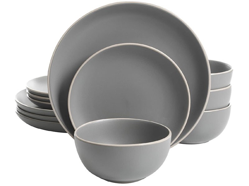 Gibson Home Rockaway 12-Piece Dinnerware Set