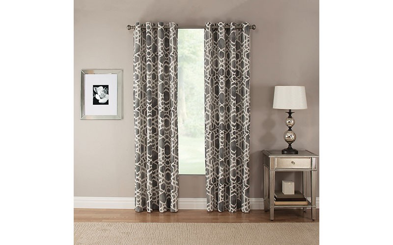 Pennington Ironwork Print Grommet Curtain Panel