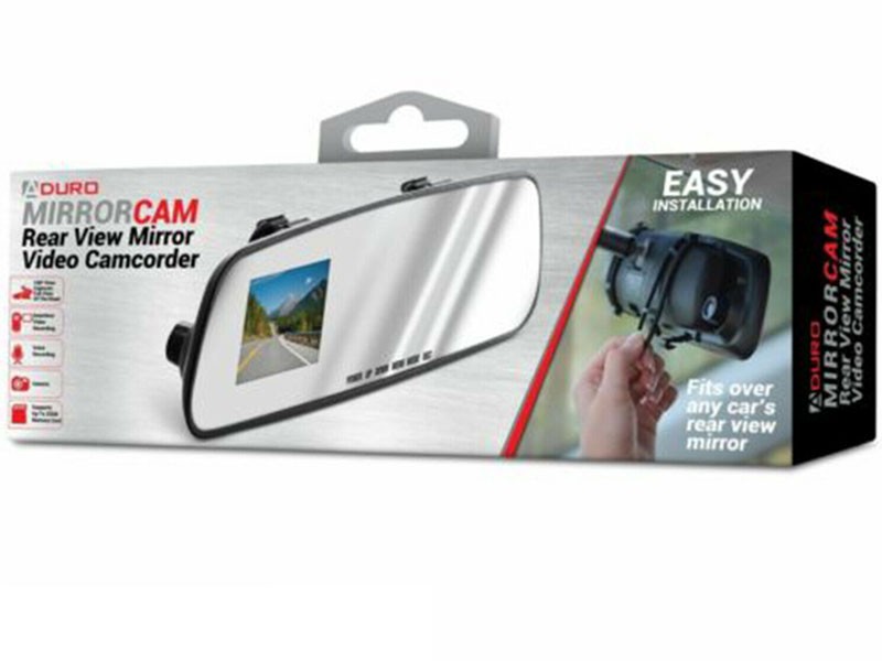 Aduro MirrorCam Rear View Mirror with Front Video Camcorder