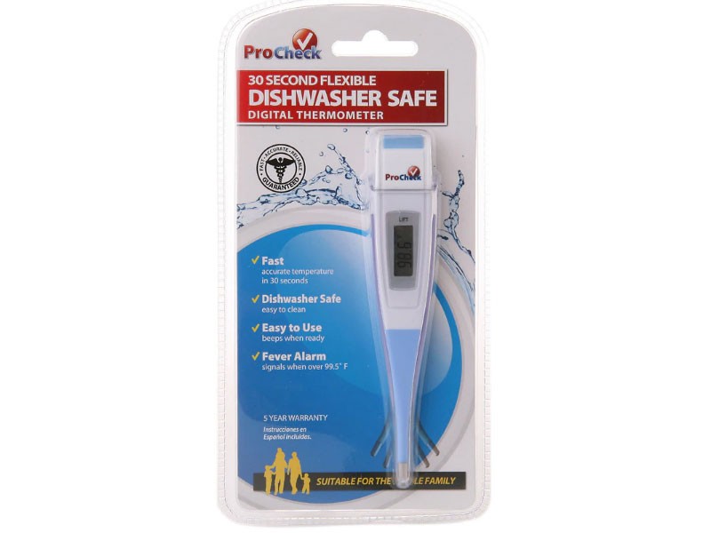 ProCheck 30 Second Flexible Dishwasher Safe Digital Thermometer