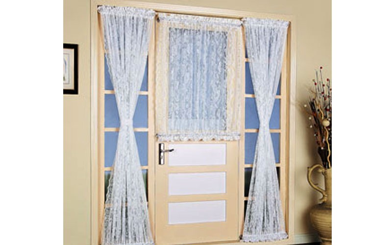 Windsor Lace Door Curtain Panel