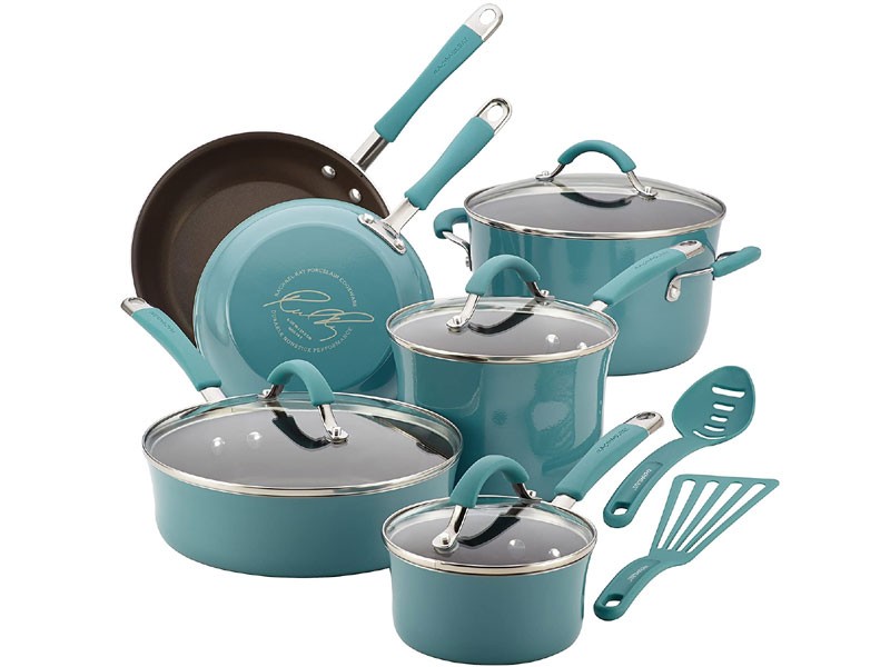 Rachael Ray Cucina Nonstick Cookware Pots and Pans Set