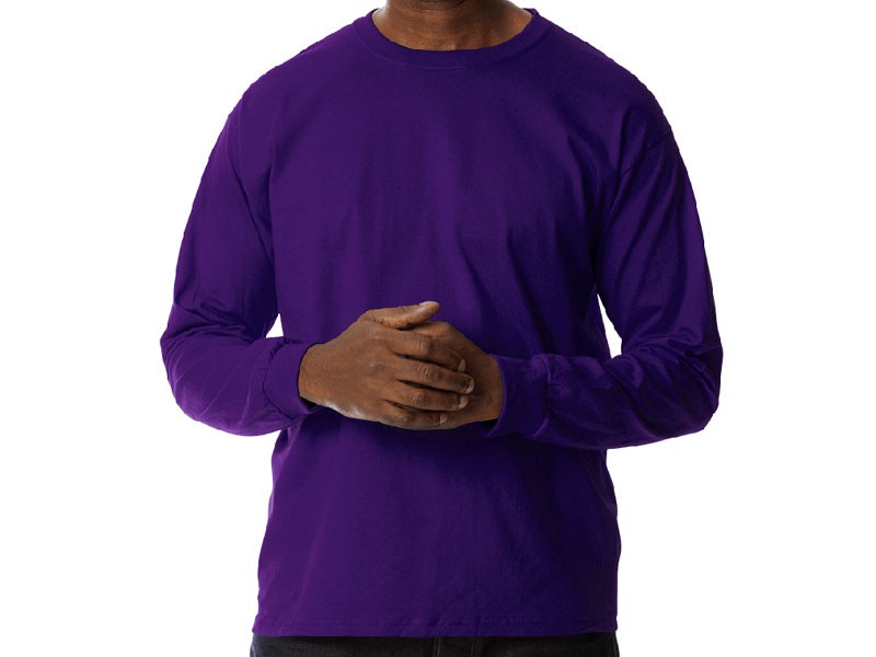 Men's Gildan Classic Long Sleeve Ultra Cotton Crew Neck Tee