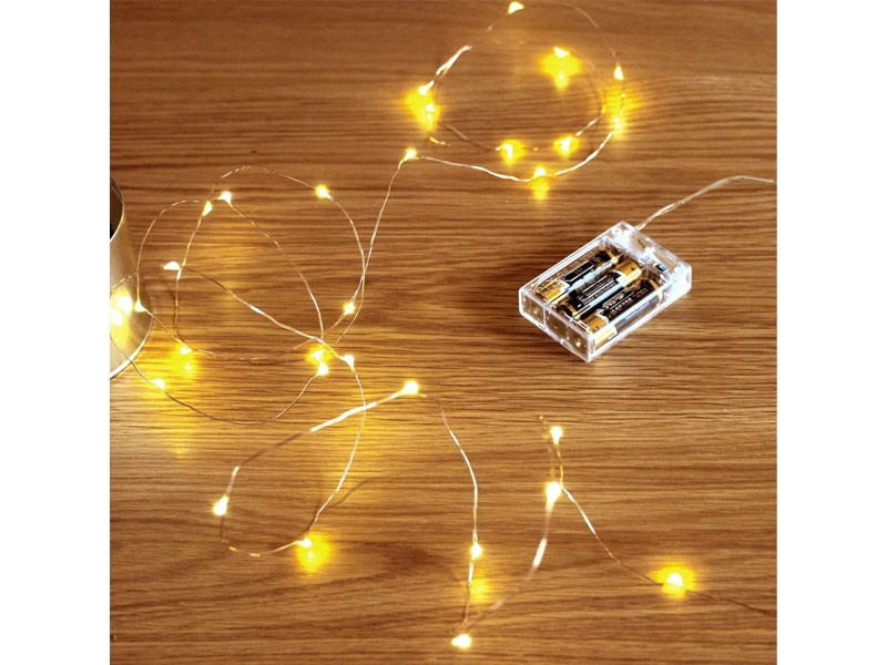 Led String Lights Sanniu Mini Battery Powered Copper Wire Starry Fairy Lights