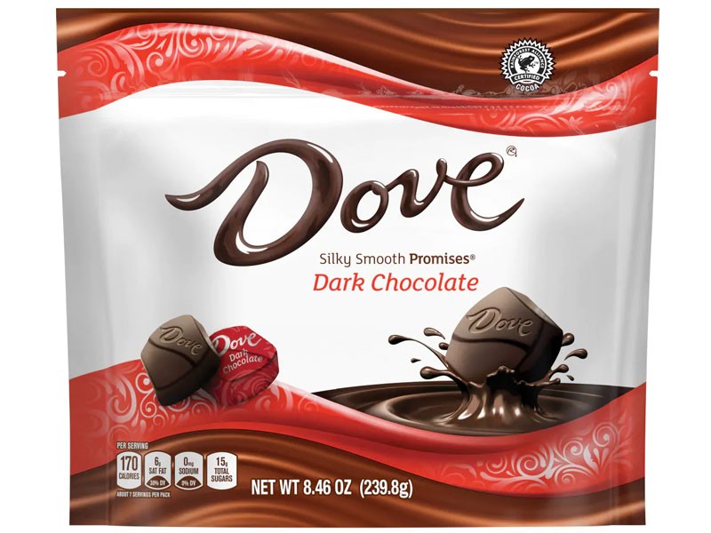 DoveDark Chocolate Candy Bag
