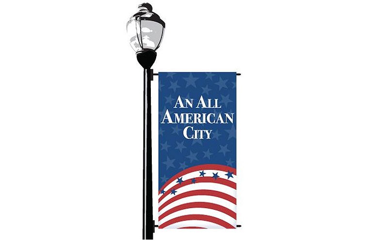 All American City Street Banner