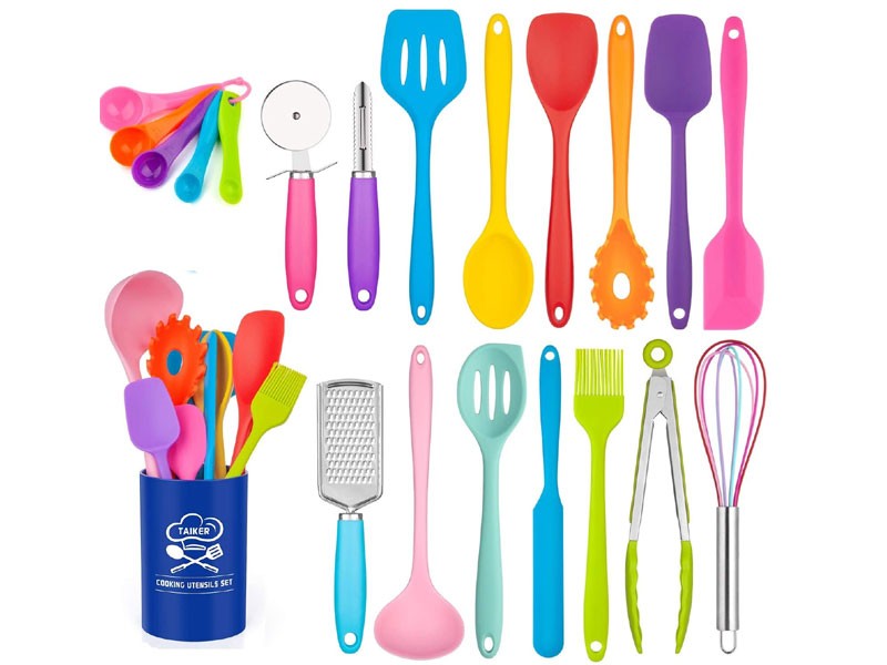 Silicone Cooking Utensil Set Taiker Kitchen Cooking Utensils Set