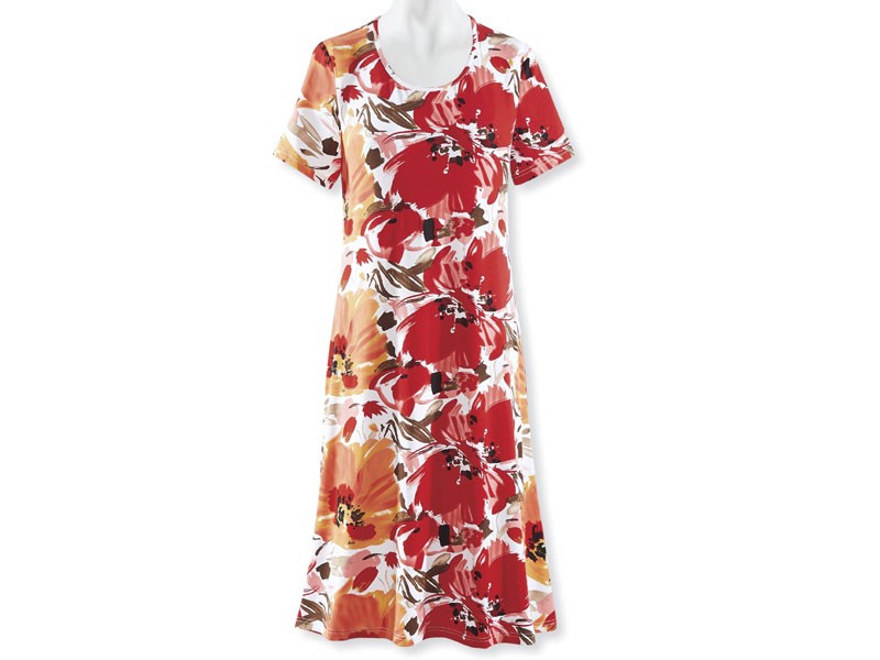 Women's Blooming Poppies Dress
