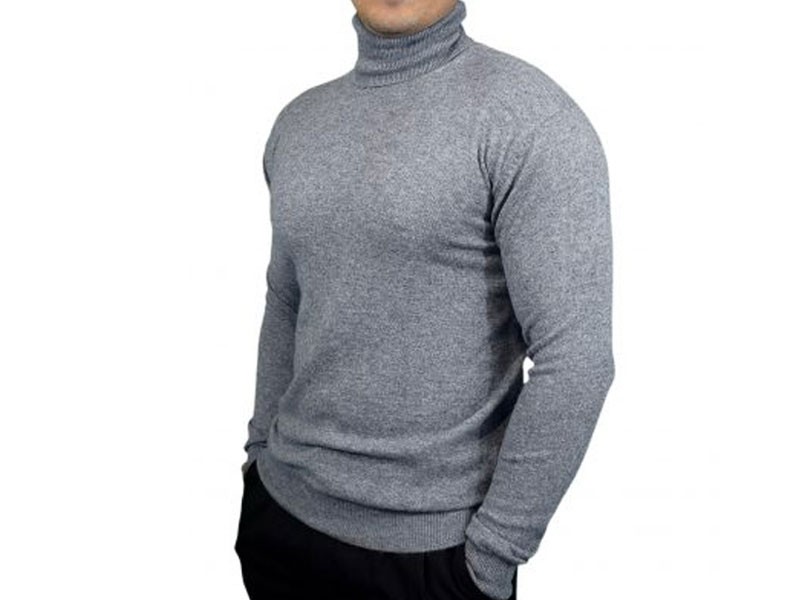 Men’s Turtleneck in Pure Cashmere