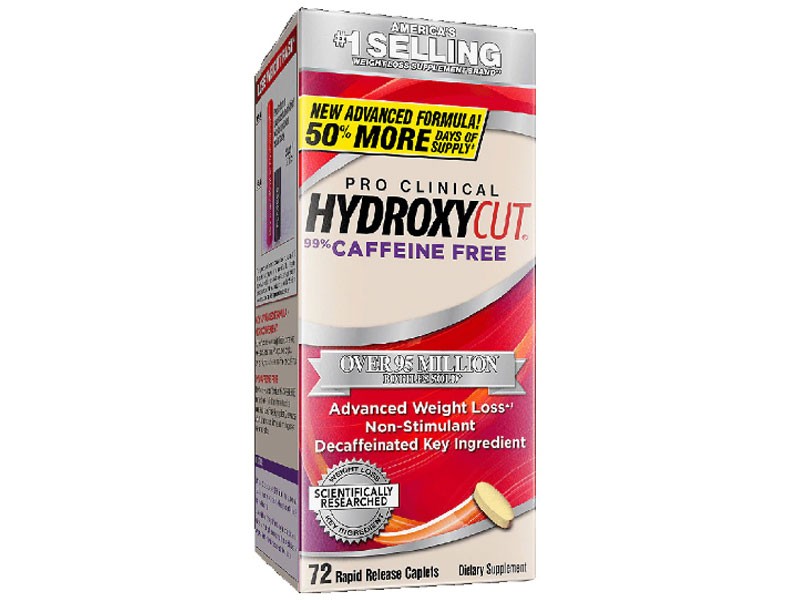 Hydroxycut Pro Clinical Caffeine-Free Weight Loss Dietary Supplement