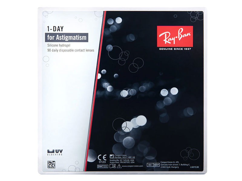 Ray-Ban 1-Day Toric 90 Pack Contact Lens