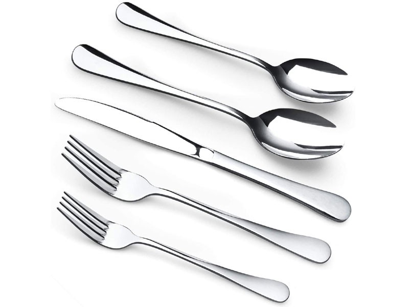 Acnusik Stainless Steel Flatware Utensils Silverware Set